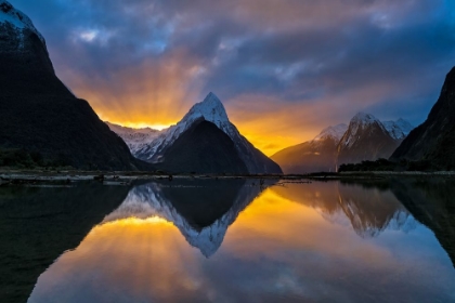 Picture of MILFORD SOUND SUNSET