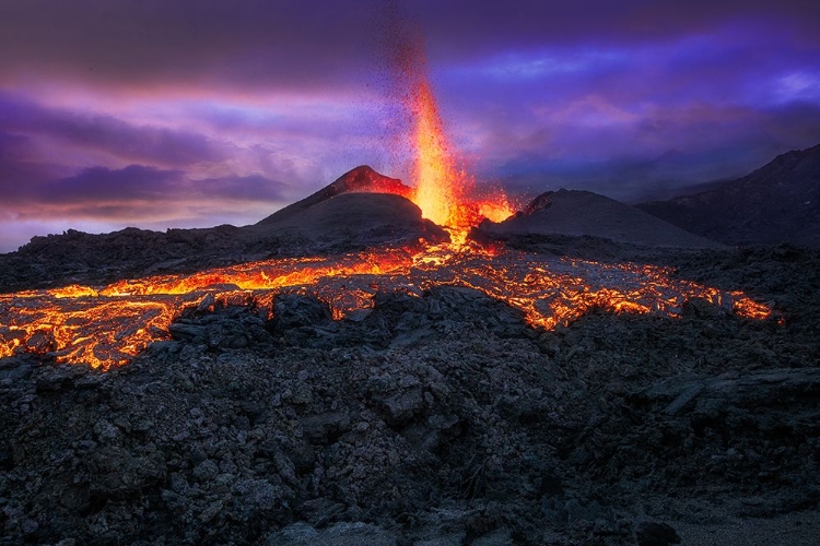 Picture of FIRE AT BLUE HOUR!