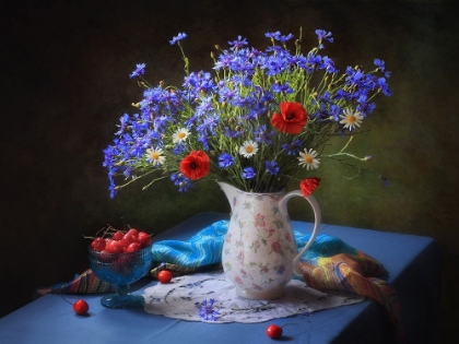 Picture of SUMMER STILL LIFE WITH WILDFLOWERS