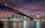 Picture of BROOKLYN BRIDGE AT NIGHT