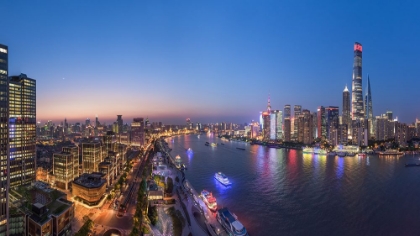 Picture of THE BLUE HOUR IN SHANGHAI