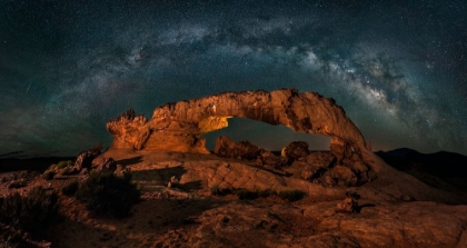 Picture of MILKY WAY OVER THE SUNSET ARCH