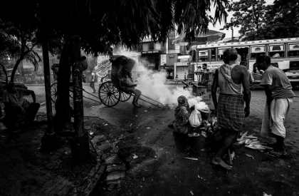 Picture of STREETS OF COLCATTA - INDIA