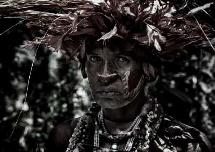 Picture of WOMAN IN THE SING-SING FESTIVAL OF MT HAGEN - PAPUA NEW GUINEA