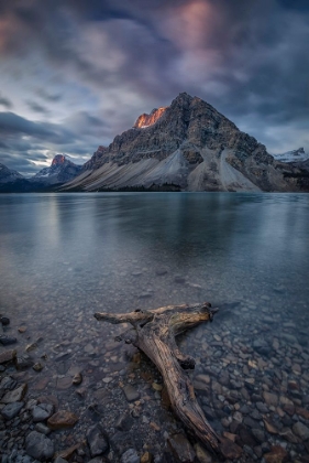 Picture of A CLOUDY DAY IN BOW LAKE
