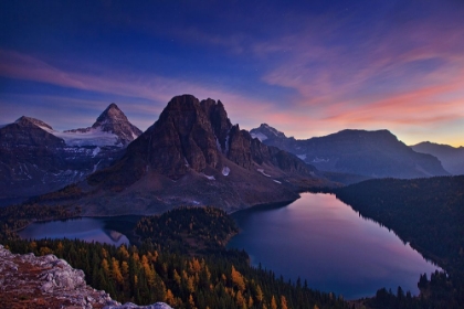 Picture of TWILIGHT AT MOUNT ASSINIBOINE