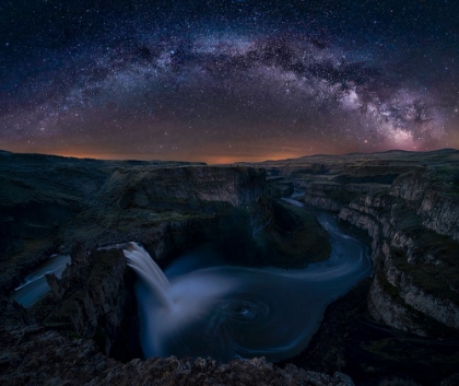 Picture of STARRY NIGHT OVER PALOUSE FALLS