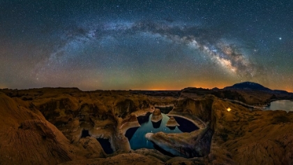 Picture of MILKY WAY OVER REFLECTION CANYON