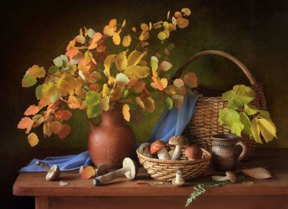 Picture of AUTUMN STILL LIFE WITH MUSHROOMS