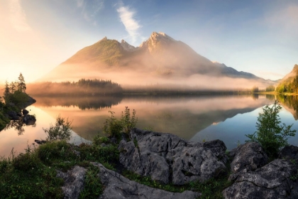 Picture of GOLDEN SUMMER MORNING IN THE ALPS