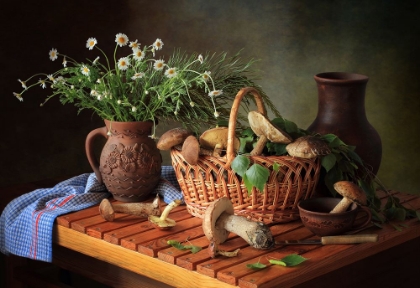 Picture of STILL LIFE WITH MUSHROOMS
