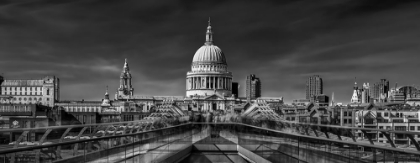 Picture of THE CATHEDRAL AND THE MILLENNIUM BRIDGE