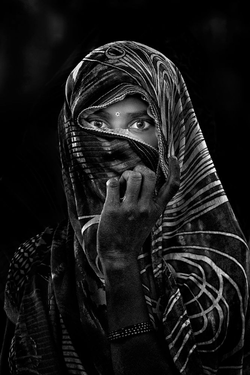 Picture of STREET PORTRAIT IN A VILLAGE CLOSE TO DELHI