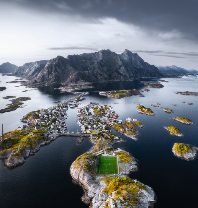 Picture of FOOTBALL STADIUM AT THE END OF THE WORLD
