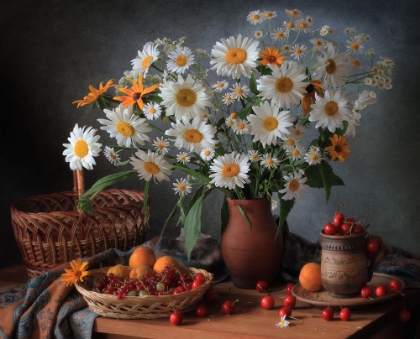 Picture of STILL LIFE WITH A BOUQUET OF DAISIES