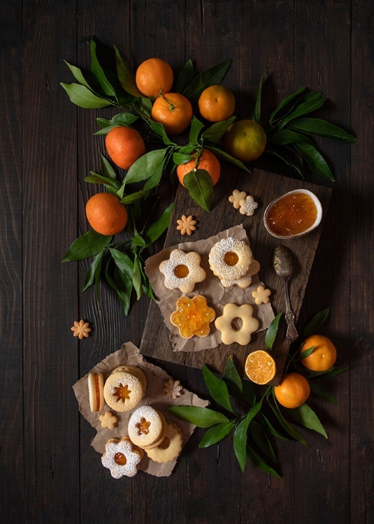 Picture of MANDARIN LINZER COOKIES