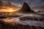 Picture of SUNSET AT MARTINS BEACH AFTER A WINTER STORM