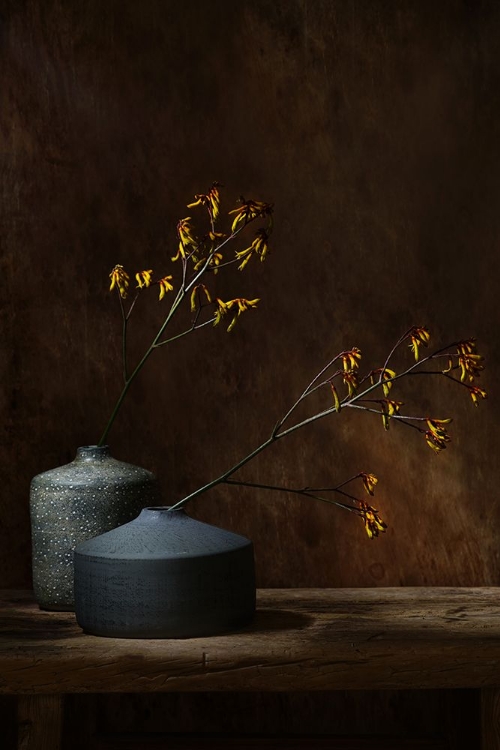 Picture of STILL LIFE WITH OKER FLOWERS