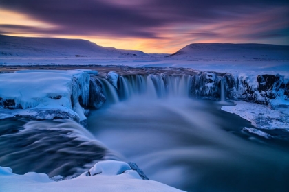 Picture of WINTRY WATERFALL