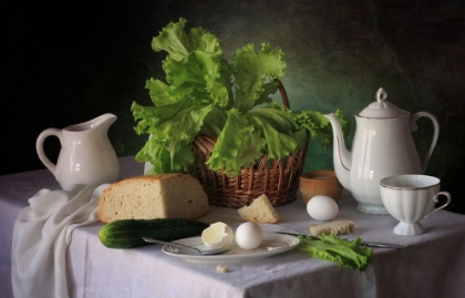 Picture of STILL LIFE WITH LETTUCE