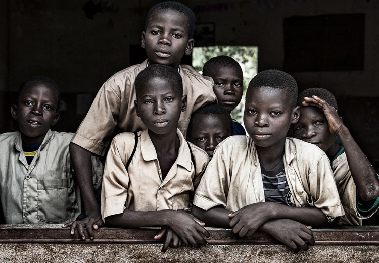 Picture of BOYS AT SCHOOL IN BENIN