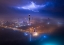Picture of FOG AND LIGHTNING IN KUWAIT CITY