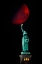 Picture of STATUE OF LIBERTY AND MOONSET
