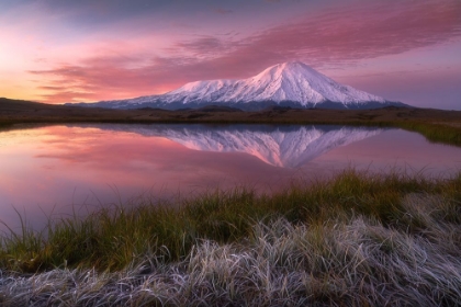 Picture of FROSTY MORNING AT TOLBACHIK VOLCANO...