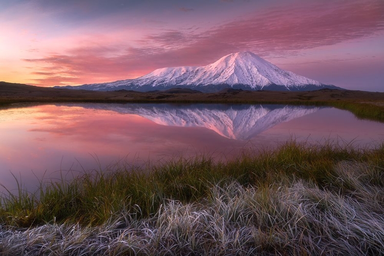 Picture of FROSTY MORNING AT TOLBACHIK VOLCANO...