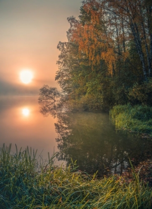 Picture of FOGGY FALL LAKE