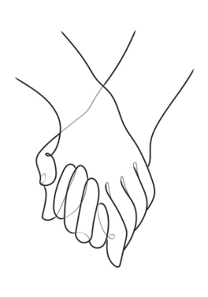 Picture of HOLDING HANDS LINES
