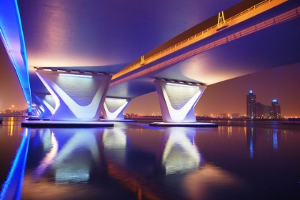 Picture of AL GARHOUD BRIDGE-NIGHT