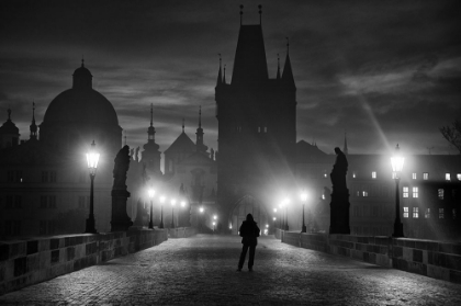 Picture of PRAGUE IN BLACK A WHITE