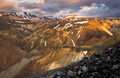 Picture of LANDMANNALAUGAR SUNSET