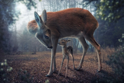 Picture of MOTHER AND FAWN