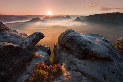 Picture of SUNRISE ON THE ROCKS
