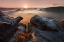 Picture of SUNRISE ON THE ROCKS