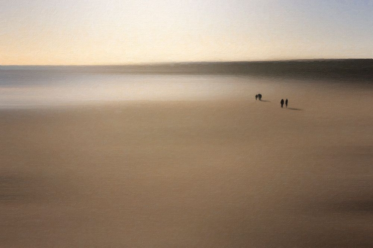 Picture of FIGURES ON AN OILED BEACH