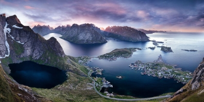 Picture of SUNRISE OVER MT. REINEBRINGEN-NORWAY