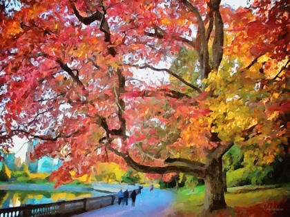 Picture of AUTUMN TREES IN THE CITY IV