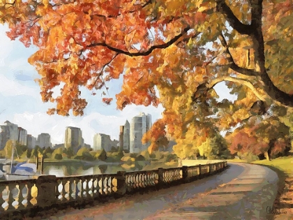 Picture of AUTUMN TREES IN THE CITY V