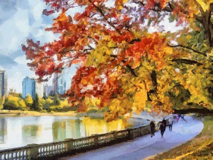 Picture of AUTUMN TREES IN THE CITY VI