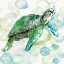 Picture of TURTLE BUBBLES I