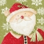 Picture of SANTA AND SNOWFLAKES