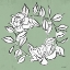 Picture of FLORAL WREATH SKETCH