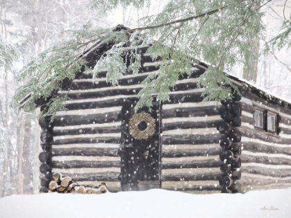 Picture of RUSTIC CABIN CHRISTMAS