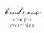 Picture of KINDNESS CHANGES EVERYTHING