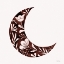 Picture of FLORAL MOON SILHOUETTE