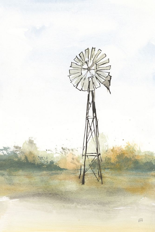 Picture of WINDMILL LANDSCAPE II