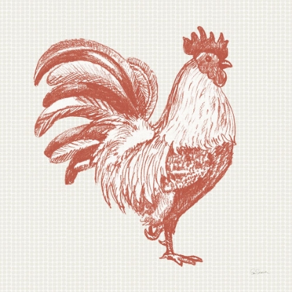 Picture of COTTAGE ROOSTER I RED
